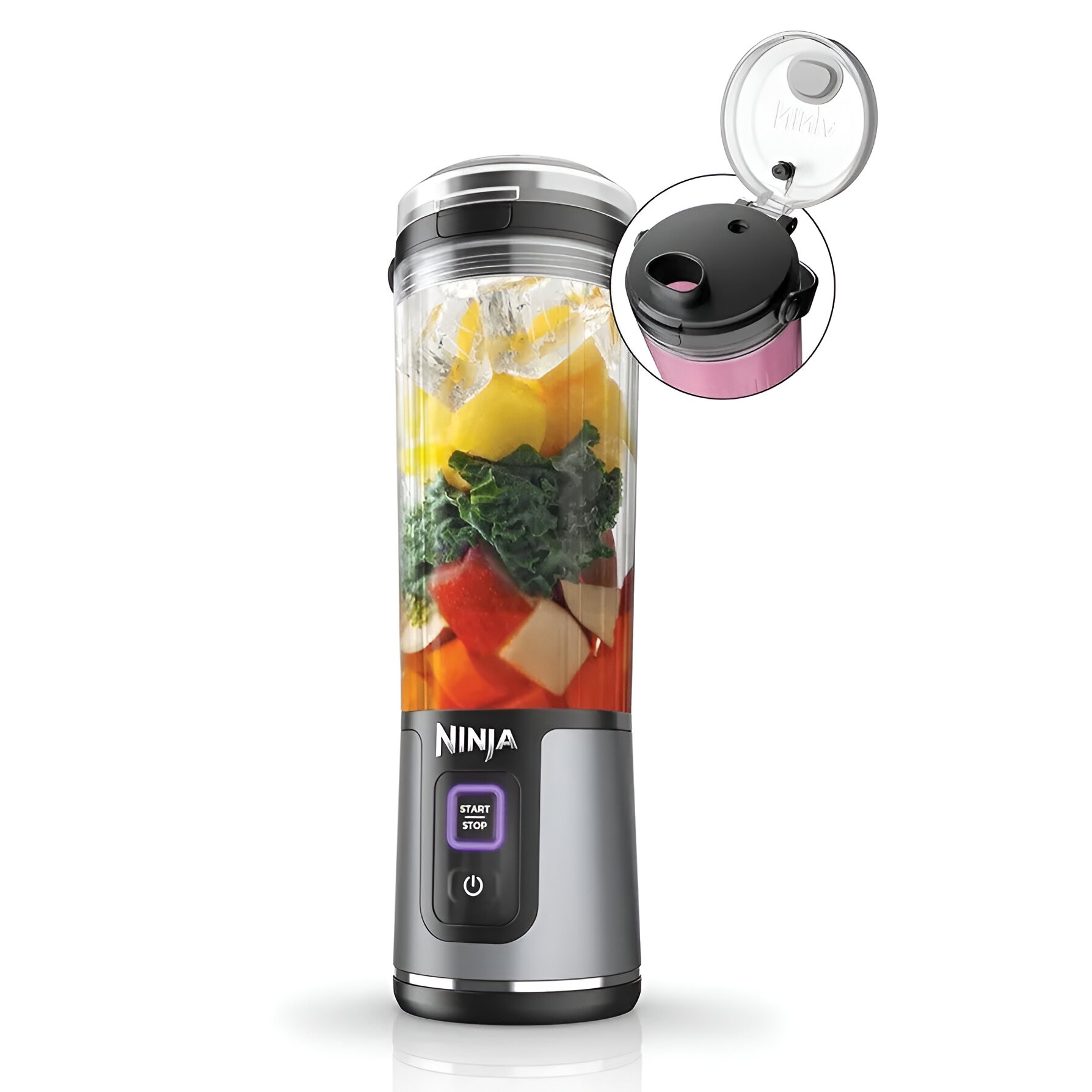 مخلوط کن شارژی قابل حمل Ninja Blast مدل BC151EUBK ظرفیت 530 میلی لیتر
