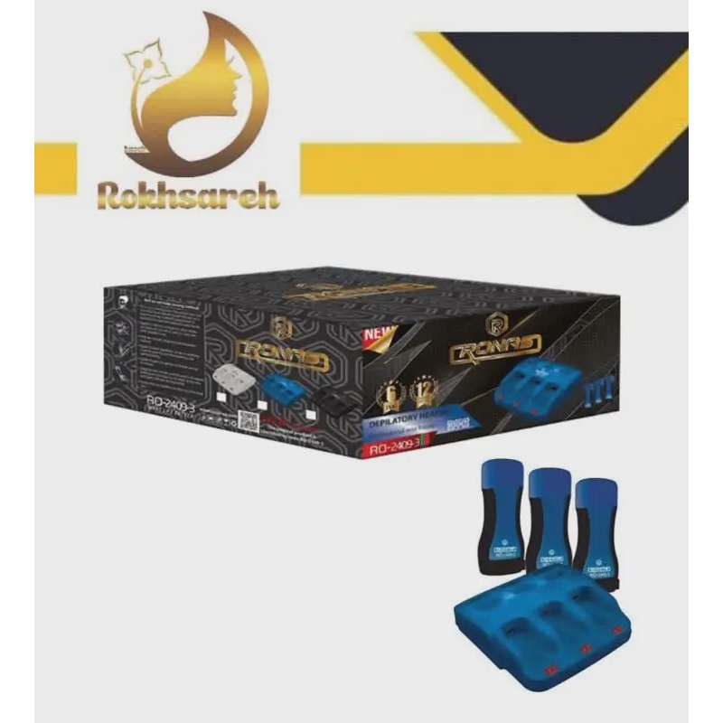 دستگاه اپیلاسیون حرفه ای خشابی سه قلو RONAS RO-2409-3