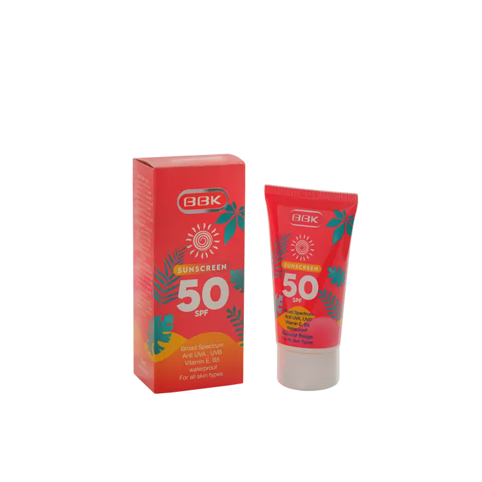 ضد آفتاب رنگی  Spf50 مناسب انواع پوست حجم 50میل ببک