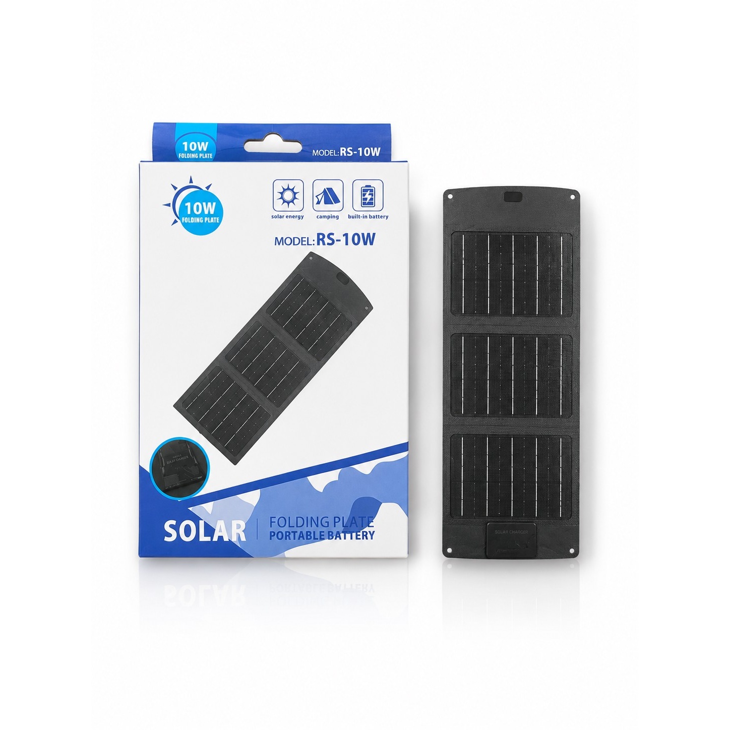 سولار تاشو 10 وات و پاور بانک پنل خورشیدی Solar RS-10W