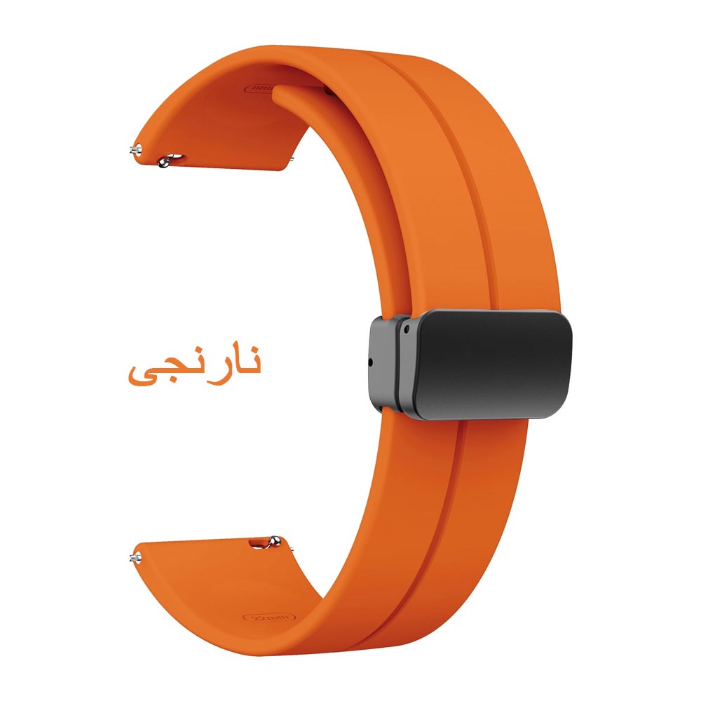 بند سیلیکونی با قفل مگنتی مناسب ساعت کیسلکت Kieslect KS KS PRO