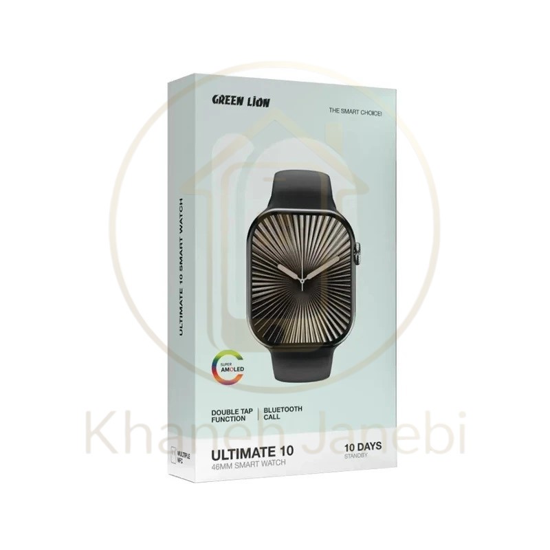 ساعت هوشمند گرین لاین Green Lion Ultimate 46 GNULTMTSM46BK