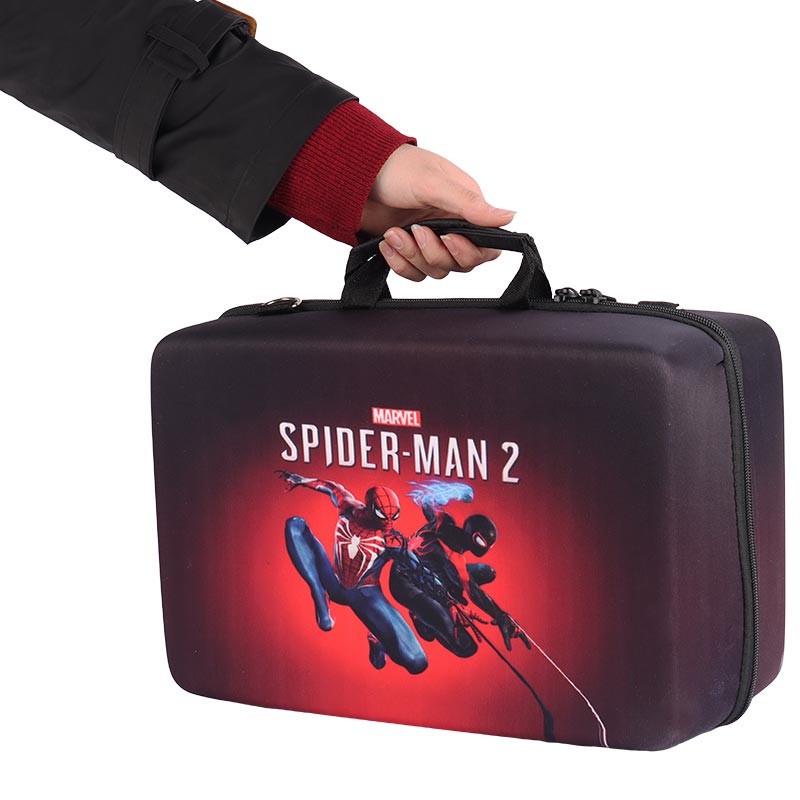 کیف کنسول بازی PS5 اسلیم درجه یک طرح Spider man 2