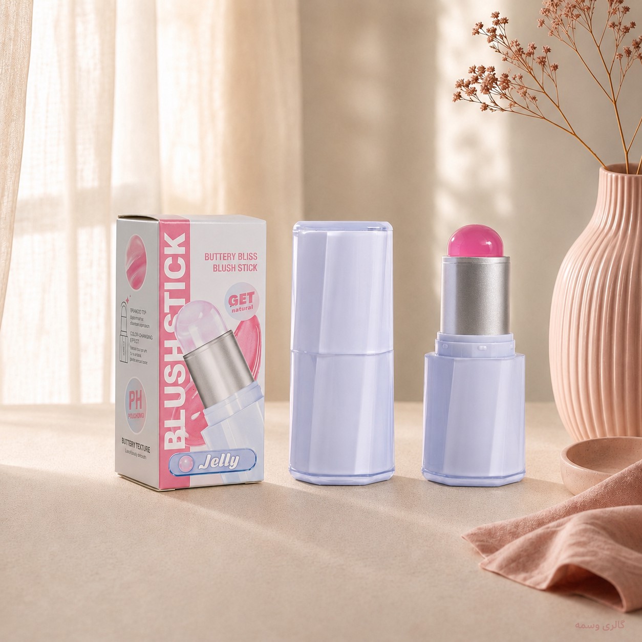 رژگونه ژله ای حرارتی مدل Jelly Blush Stick OLIBOLLA