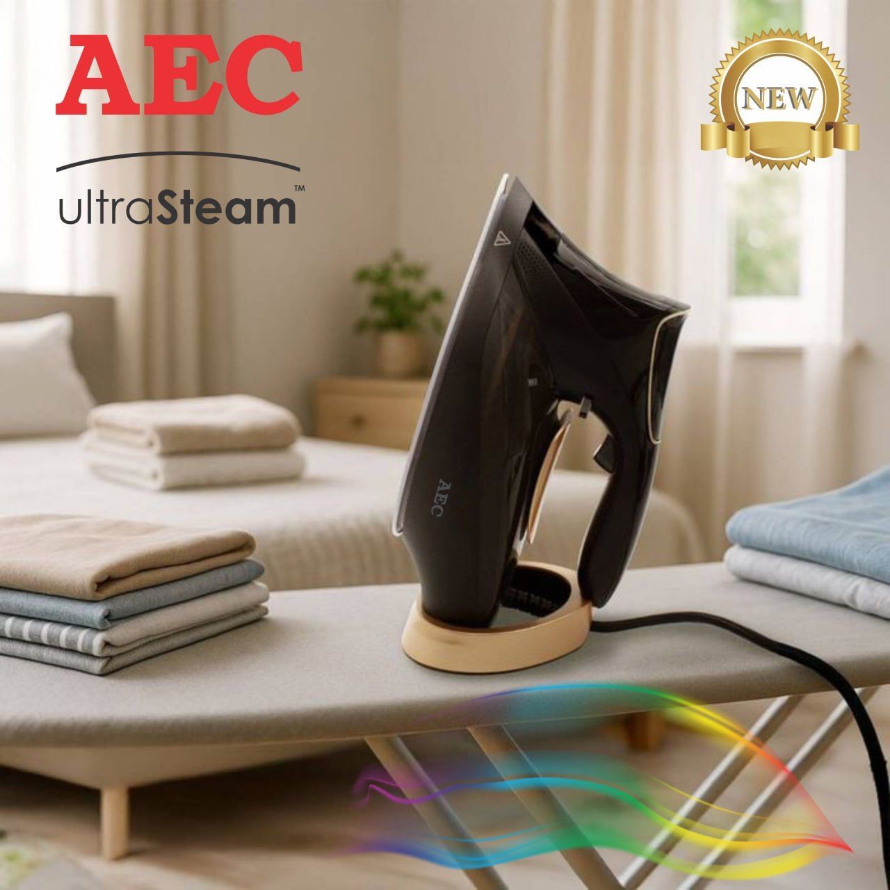 اتو بخار دیجیتالAEC مدل9845