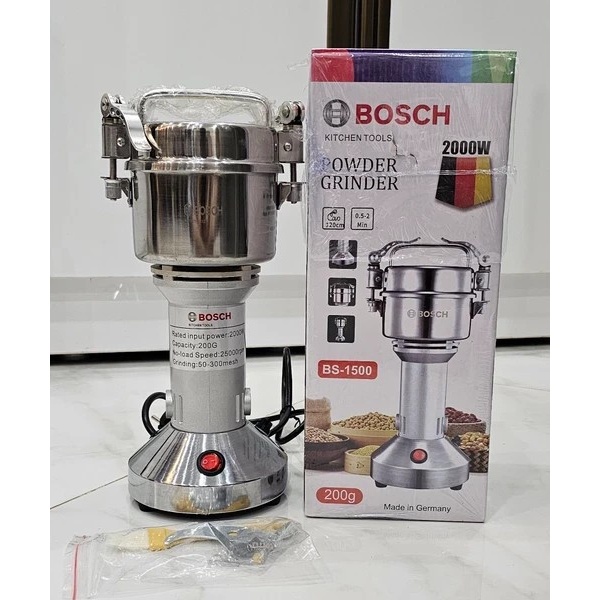 آسیاب نیمه صنعتی بوش- ظرفیت 200 گرم مدل BS-1500 برند