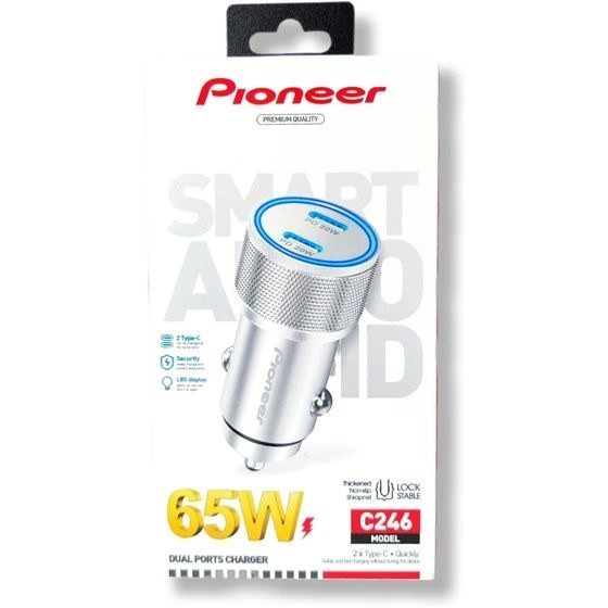 شارژر فندکی پایونیر مدل PIONEER C246 65W