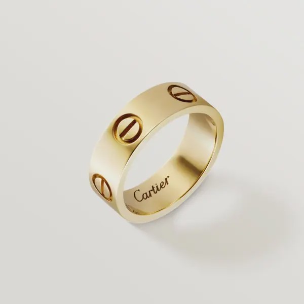 انگشتر زنانه وارداتی طرح لاو کارتیر love cartier