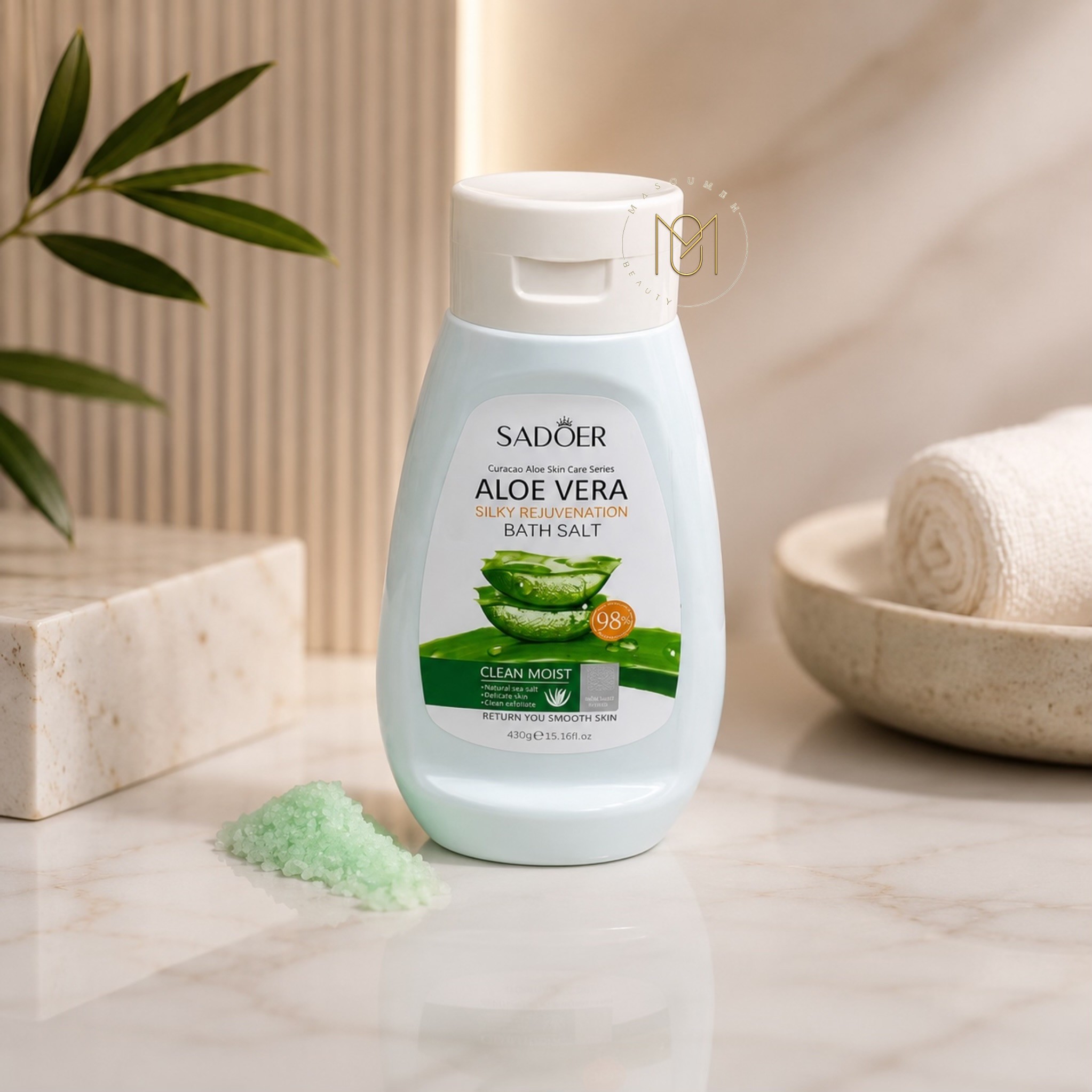 نمک بدن آلوئه ورا سادور Aloe Vera حجم 430گرم