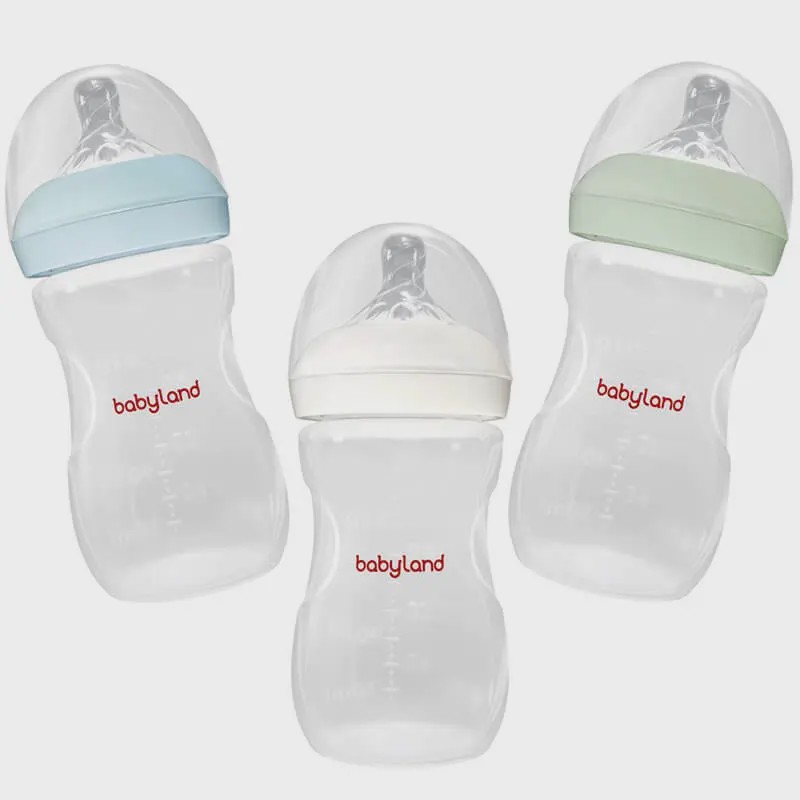 شیشه شیر خوری نچرال کد 204 بی بی لند Natural Baby Bottle 204 Baby land