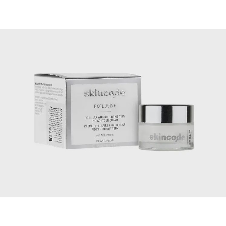 کرم ضد چین و چروک دور چشم اسکین کد Cellular Wrinkle Prohibiting Eye Contour Cream SkinCode