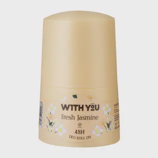 مام رول ضد تعریق ویت یو مدل Fresh Jasmine حجم 50 میلی لیتر With You Fresh Jasmine Deo Roll On 50ml