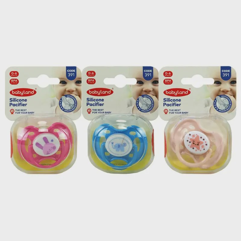 پستانک کودک ارتودنسی کد 391 بی بی لند Orthodontic Pacifier 391 Baby land