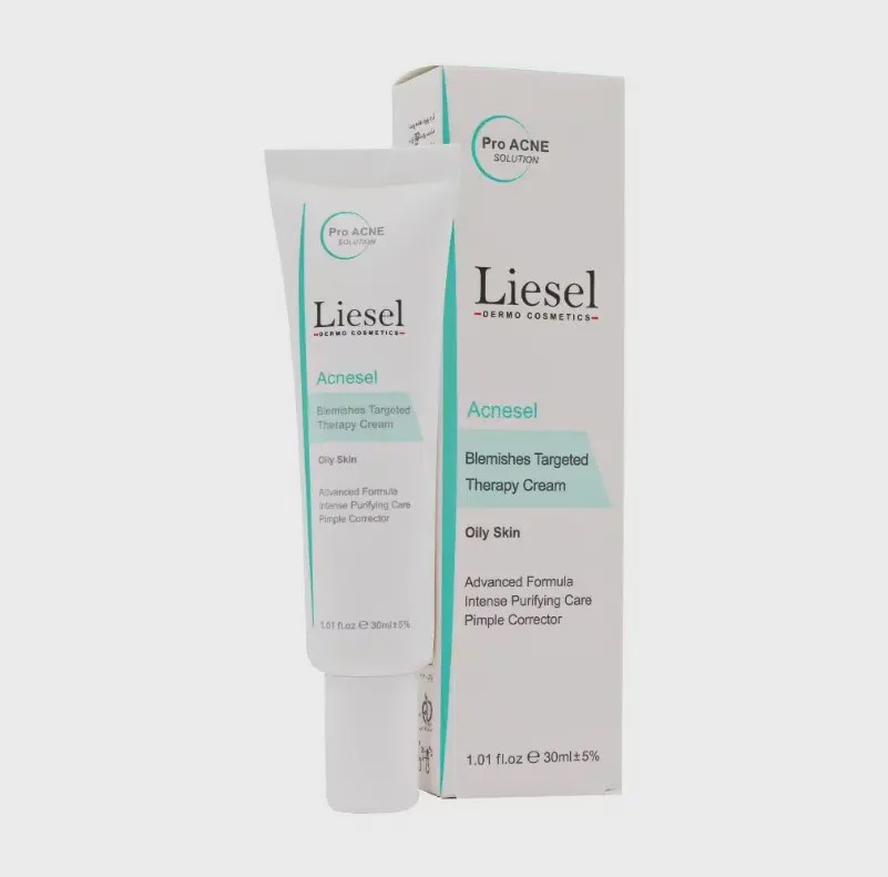 کرم ضد جوش آکنه سل لایسل 30 میلی لیتر Liesel Acnesel Anti Acne cream 30 ml