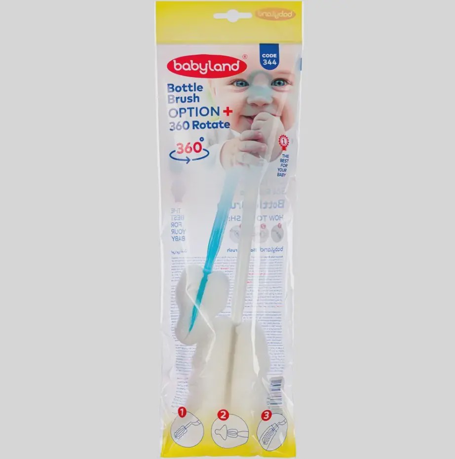 برس شیشه شوی کد 344 بی بی لند Bottle Brush 344 Baby land