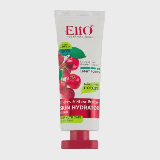 کرم مرطوب کننده گیلاس و شی باتر حجم 75 میلی لیتر الیو Elio Cherry And Shea Butter Skin Hydrator Cream 75 ml