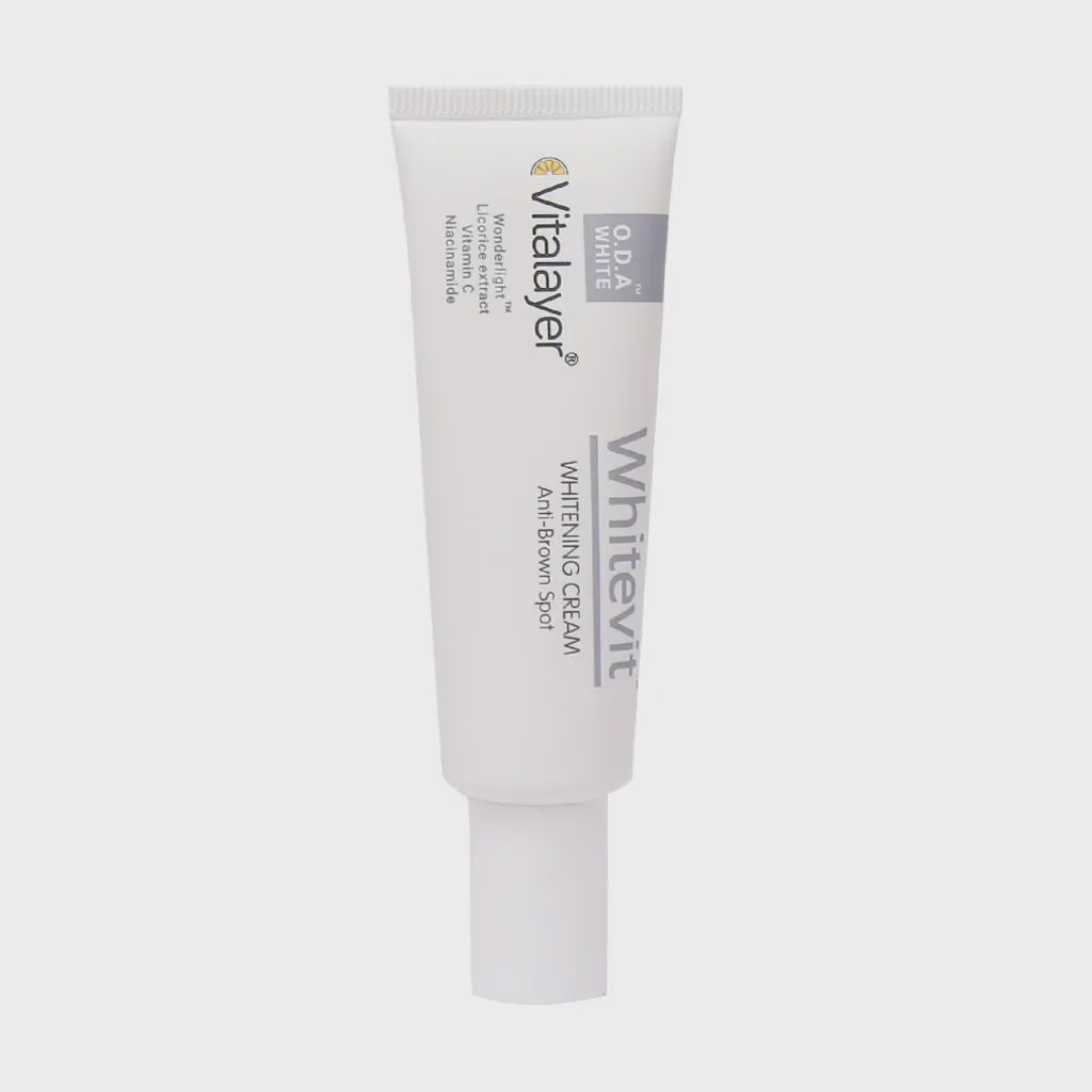 کرم روشن کننده و ضد لک وایت ویت ویتالیر Whitevit Whitening Cream Vitalayer