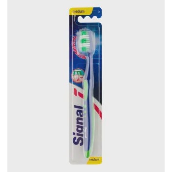 مسواک سیگنال با قابلیت پاک کنندگی فضاهای بین دندانی سایز متوسط Signal Interdental Clean Medium Toothbrush