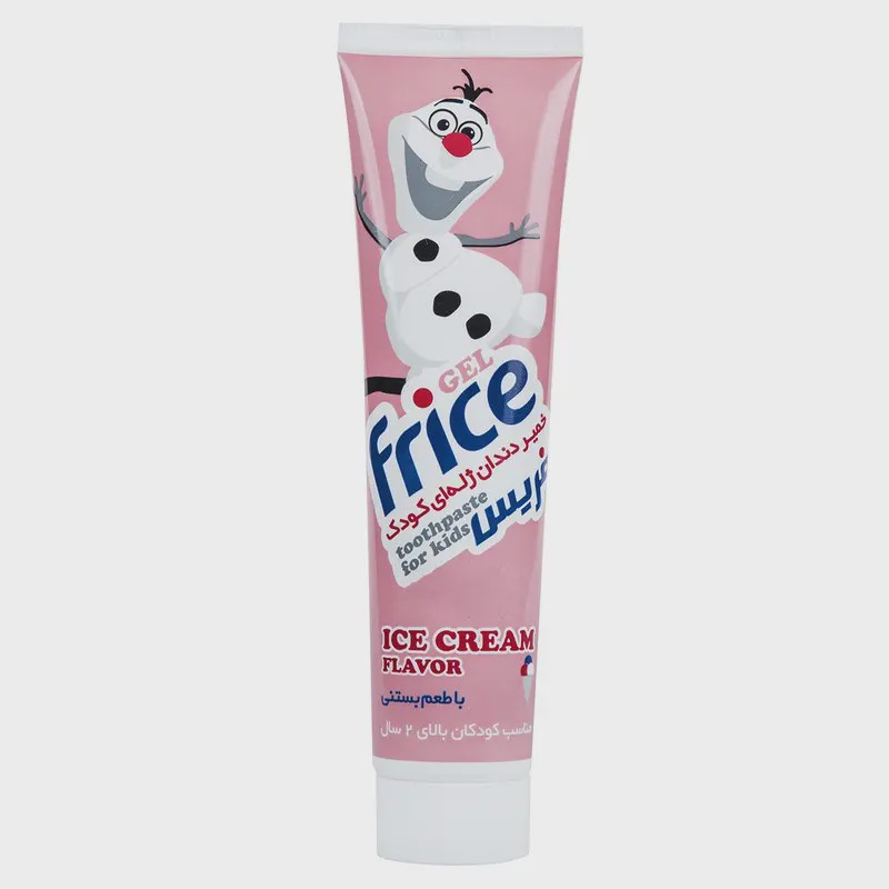خمیر دندان ژله ای کودک فریس frice toothpaste مدل 1