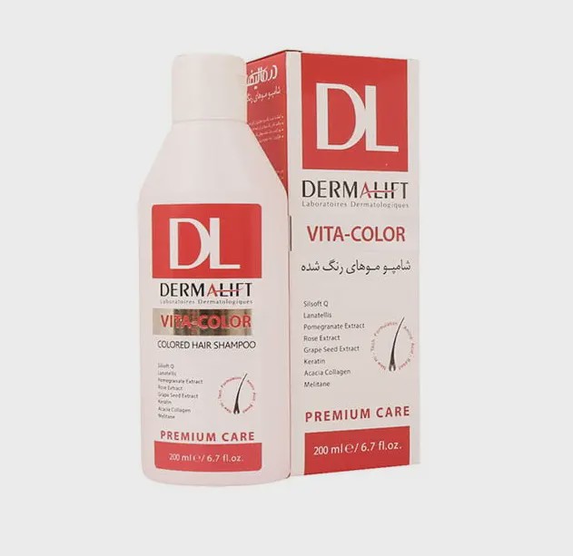 شامپو موهای رنگ شده ویتا کالر درمالیفت Vita Color Colored Hair Shampoo Dermalift
