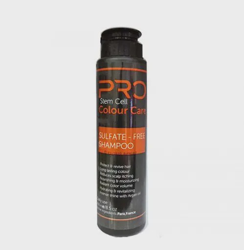 شامپو فاقد سولفات موی رنگ و هایلایت شده پرو استم سل Pro Stem Cell Sulfate Free Colour Care Shampoo For Color  Highlig...