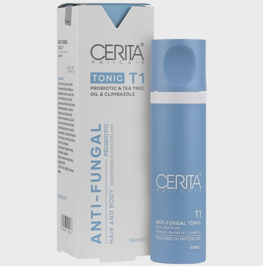 تونیک تقویت کننده و ضد شوره مو تی1 سریتا Anti Dandruff Herbal Tonic T1 Cerita