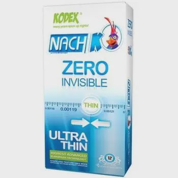 کاندوم بسیار نازک زیرو کدکس 12 عددی Condom Nach Kodex