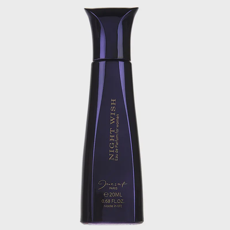 عطر جیبی زنانه ژک ساف مدل نایت ویش Jacsaf Night Wish Pocket Perfume for Women 20 ml