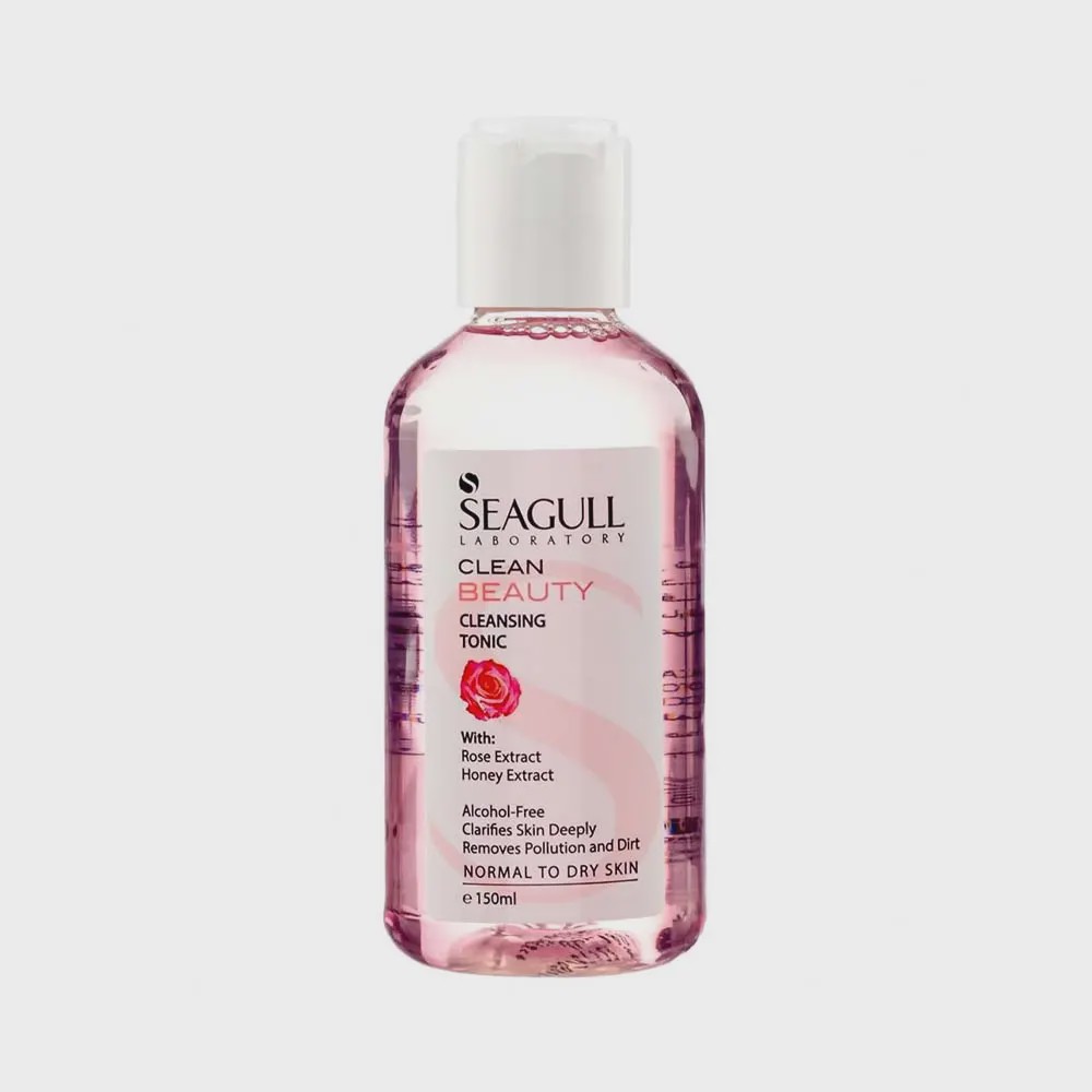 تونیک پاک کننده پوست کلین بیوتی سی گل 150 میلی لیتر Cleansing Tonic Seagull