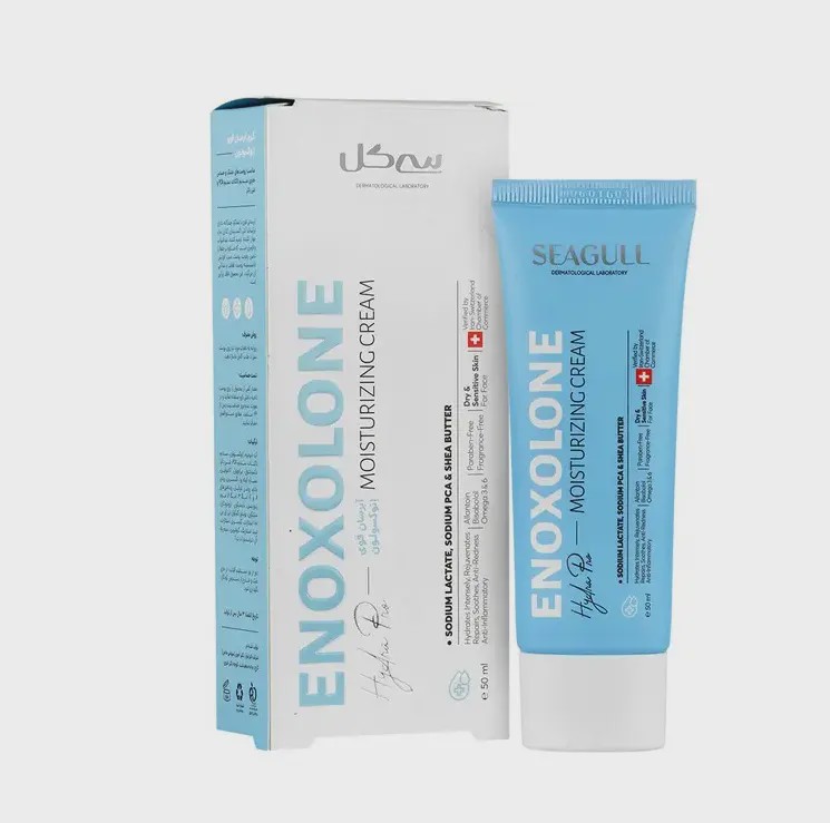 کرم آبرسان قوی انوکسولون سی گل 50 میلی لیتر Enoxolone Moisturizing Cream Seagull