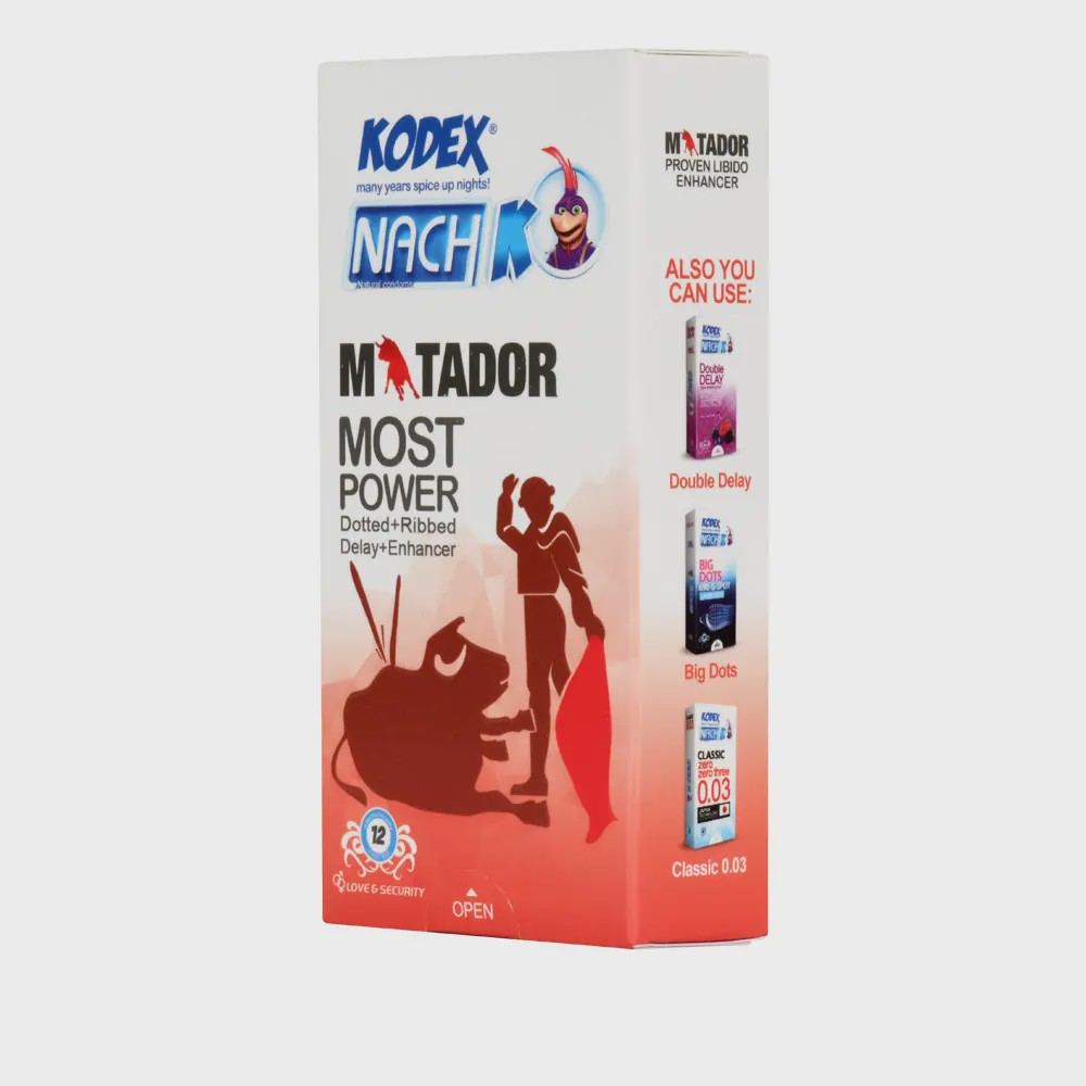 کاندوم محرک ماتادور کدکس مدل Matador بسته 12 عددی Condom Nach Kodex