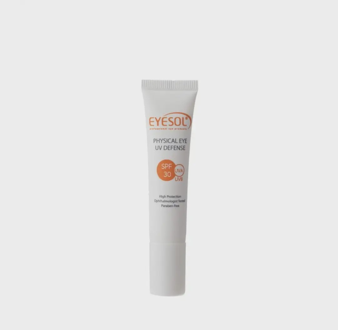 ضدآفتاب بی رنگ دور چشم آیسول Eyesol Physical Eye UV Defense Cream SPF30