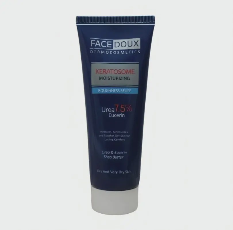 کرم مرطوب کننده و نرم کننده حاوی اوسرین و 75 درصد اوره کراتوزوم فیس دوکس Face Doux Keratosome Moisturizing