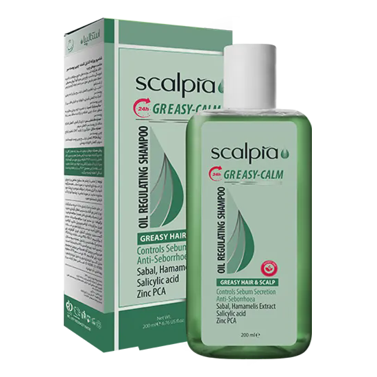شامپو روزانه موهای چرب اسکالپیا Greasy Hair Scalp Shampoo Scalpia 200 ml