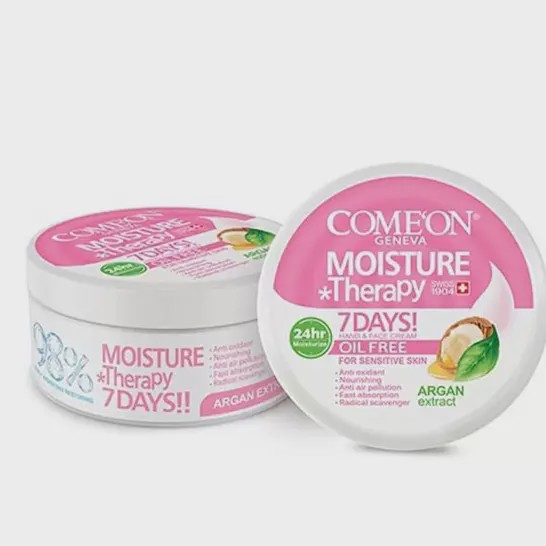 کرم مرطوب کننده آکوا پلاس پوست چرب کامان 250 میلی لیتر Aqua Plus Moisture Cream For Oily Skin Comeon