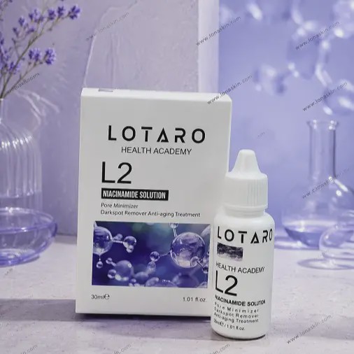 محلول ضد لک و جوش نیاسینامید لوتارو الL2 Niacinamide Solution Lotaro 2