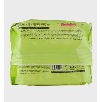 دستمال مرطوب آرایشی درخت چای مخصوص پوست چرب بیول Biol Tea Tree Makeup Remover Wet Wipes