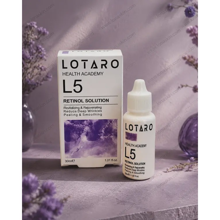 محلول ضد چروک حاوی رتینول لوتارو ال5 L5 Retinol Solution lotaro