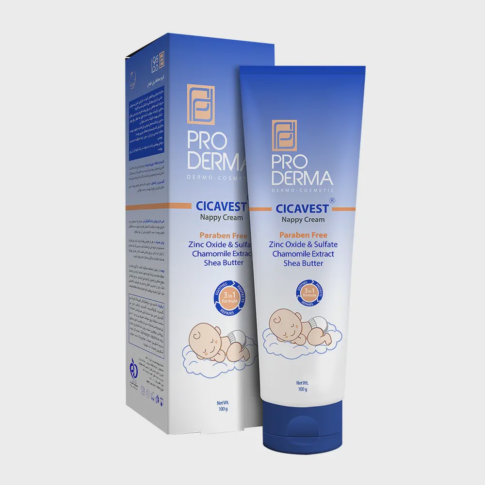 کرم محافظ پای کودکان پرودرما Cicavest Nappy Cream Pro Derma