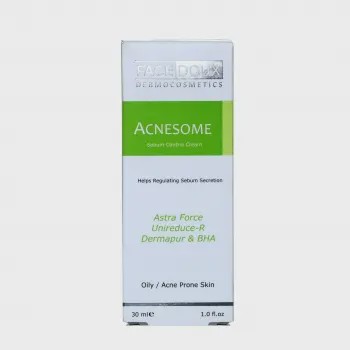 کرم ضد جوش آکنه زوم صورت فیس دوکس Acnesome Sebum Control Cream For Face Face Doux