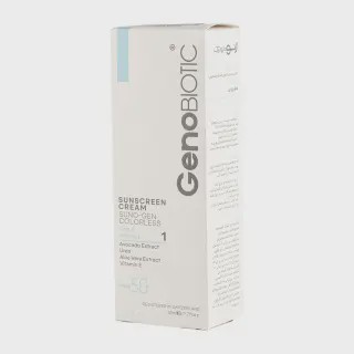 ضد آفتاب مخصوص پوست خشک و معمولی ژنوبایوتیک Genobiotic SunoGen Sunscreen Cream for Normal and Dry Skin