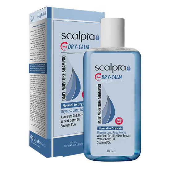 شامپو روزانه موی خشک اسکالپیا   Dry Calm Hair Daily Shampoo Scalpia