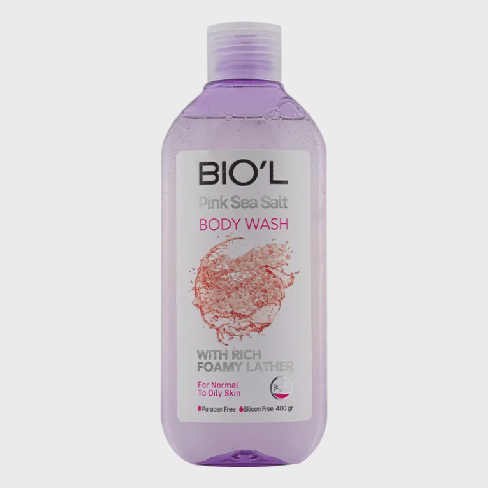 شامپو بدن نمک دریایی صورتی بیول Pink Sea Salt Body Wash Biol