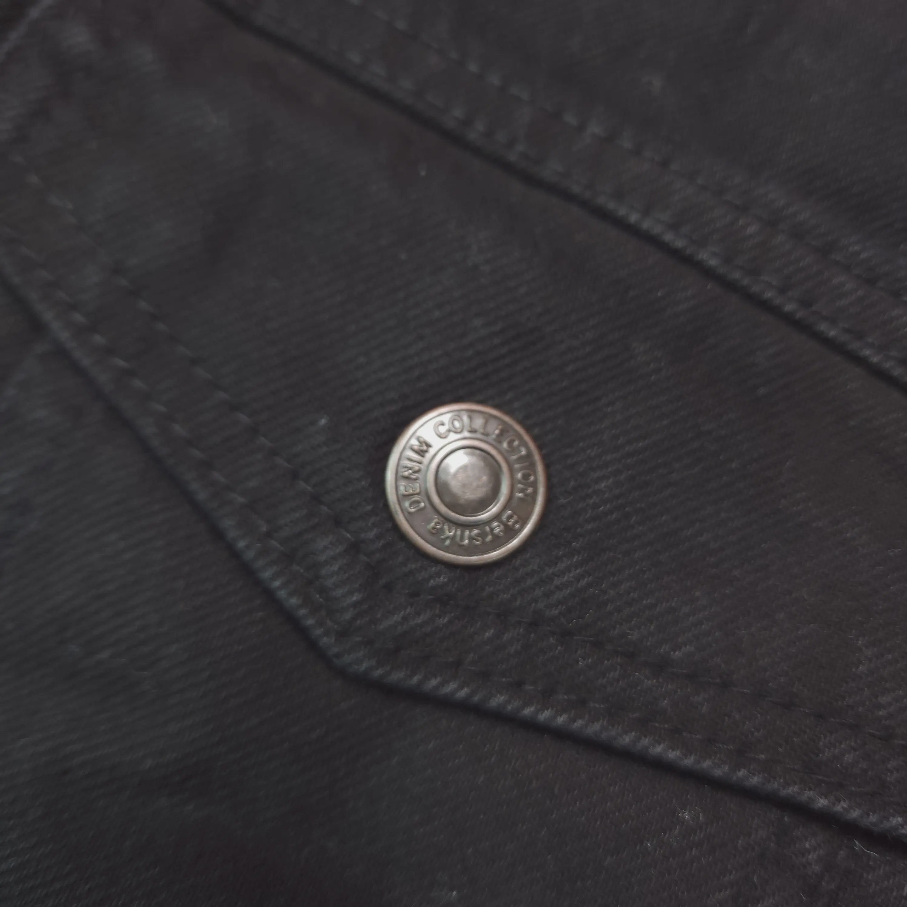کت جین مشکی داخل خز از bershka کد 138