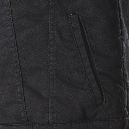 کت جین مشکی داخل خز از bershka کد 138