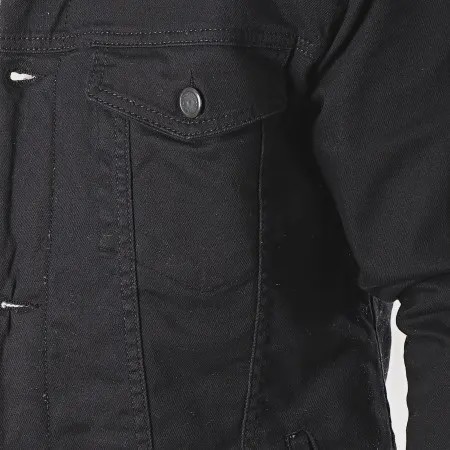 کت جین مشکی داخل خز از bershka کد 138