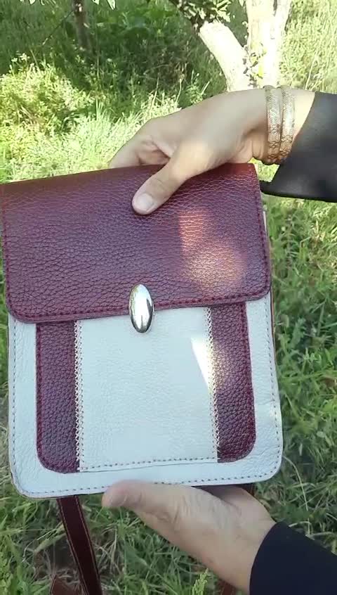 کیف دوشی چرم زنانه 