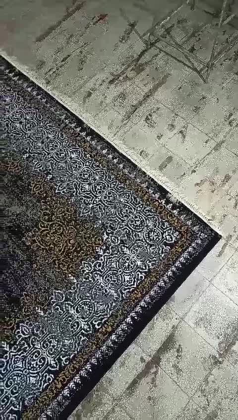 فرش ماشینی 12متری جدیدکاشان تراکم 700 نقشه مهبدسرمه ایی(ارسال رایگان)