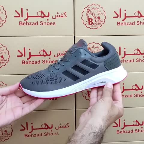 کتونی آدیداس بافتی ست زنانه و مردانه سایز 37 تا 44 رنگ طوسی زیره پیو کفی طبی لژ 4 سانتی رویه بافت خارجی سبک راحت