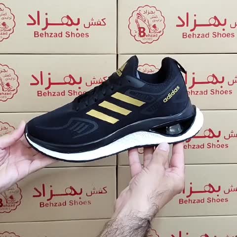 کتونی adidas آدیداس زیره کپسولی مردانه پسرانه رنگ مشکی سایز 41 تا 44 کفی طبی زیره کپسولی لژ 4 سانتی رویه بافت خارجی سبک 